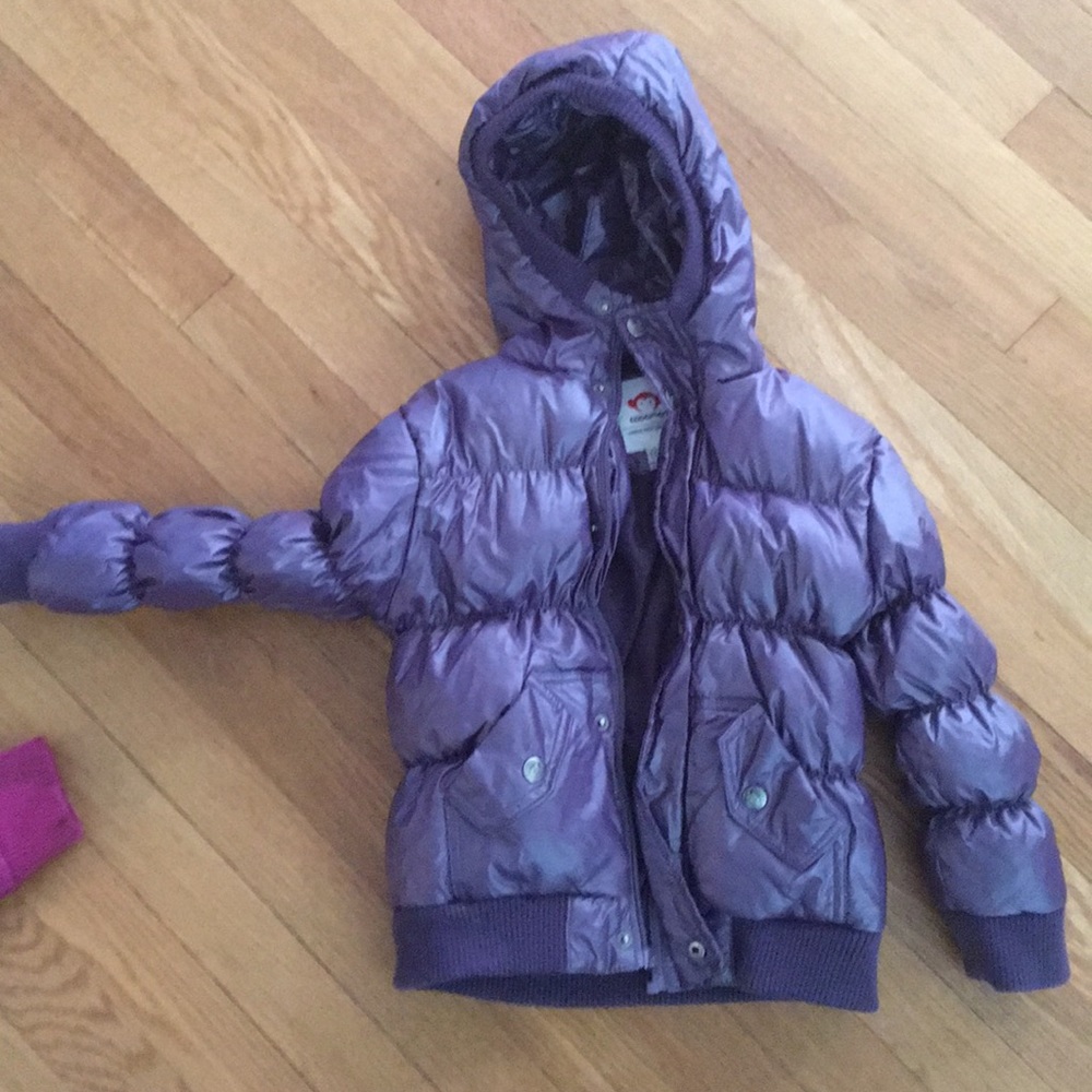 Appaman down jacket size 5, purple